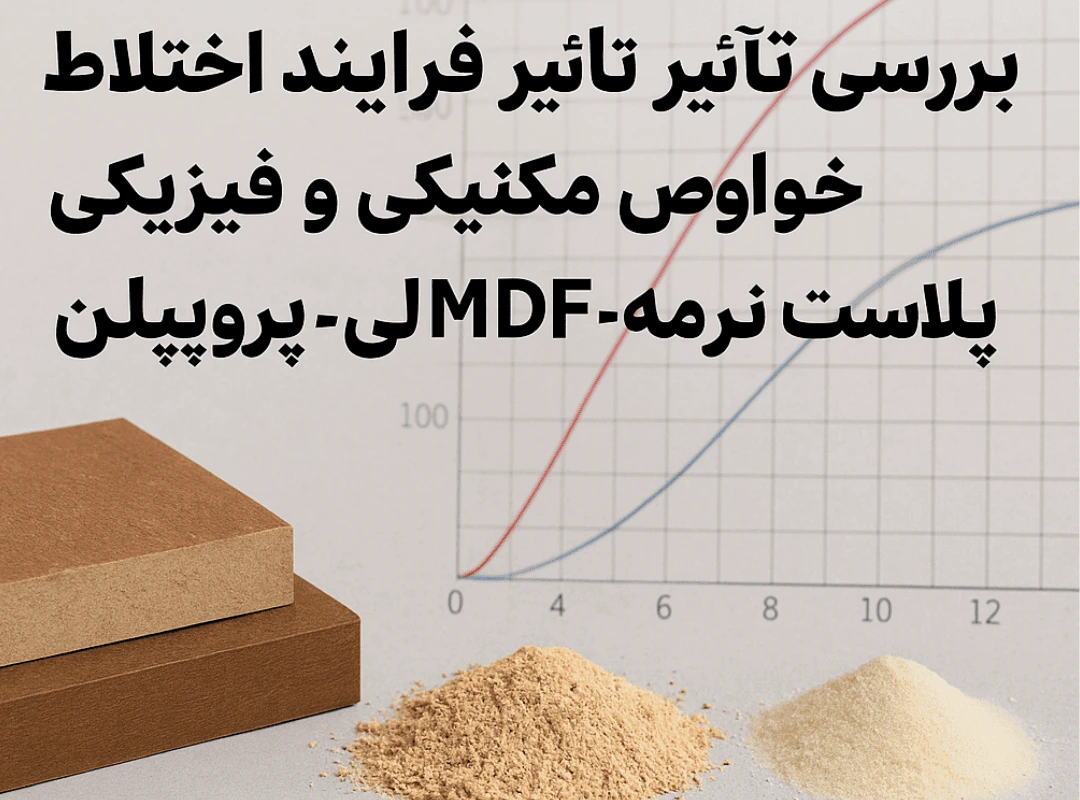 بررسی تأثیر نوع فرایند اختلاط بر خواص مکانیکی و فیزیکی چوب پلاست نرمه MDF-پلی‌پروپیلن
